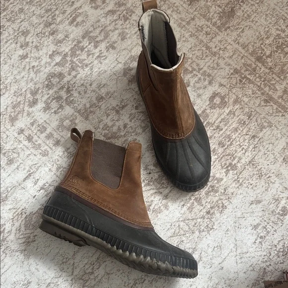 Sorel Cheyanne Metro Chelsea Waterproof Boots Mens Size 10 - Picture 2 of 7